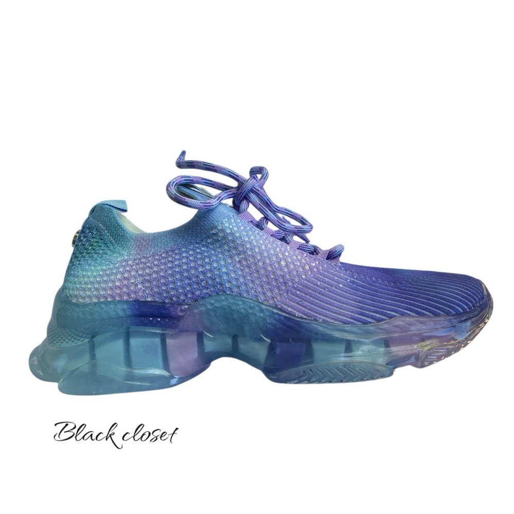 Blue and Purple Gradient Sneakers